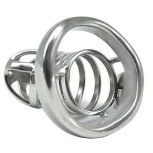 Jaula para Pene de Acero Inoxidable FRRK-12, Dispositivo de Castidad Cómodo, Candado para Pene, Herramienta Sexual BDSM con Accesorios para Hombre - Product Image 4