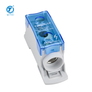 Module de distribution d'alimentation QFJ250A-1P 250A 1000V, bornier haute intensité avec couvercle transparent en PC PA66 - Product Image 1