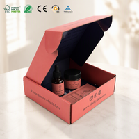 Boîte d'expédition personnalisée avec logo, pelliculage mat, emballage écologique de luxe pour produits cosmétiques et de beauté, crème pour le visage, vente au détail et expédition