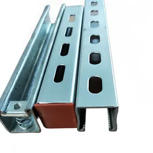 Cold Formed Perforated Stainless Steel Channels C-channel Purlins Cold Rolled C Channel Steel Sizes Galvanize Steel Cable Tray