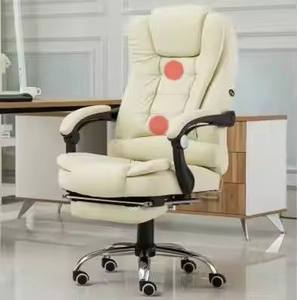 Nouveau patron en cuir exécutif pivotant <span class=keywords><strong>Gamer</strong></span> chaise de Massage levage <span class=keywords><strong>fauteuil</strong></span> rotatif repose-pieds réglable chaise de bureau chaise de bureau - Product Image 4