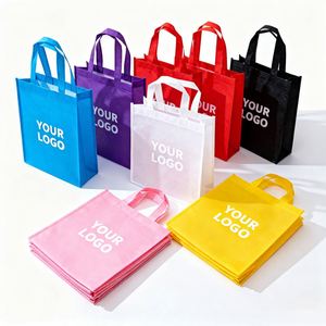 Promotion Gift Portable Branded <b>Printed</b> Large Bags Non Woven Tote Shopping Bag Custom Logo - Product Image 1