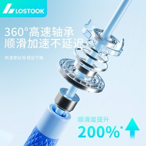 Cuerda para saltar Shashi Speed, longitud ajustable de 2,8 m para niños, material de PVC con alambre de acero con rodamientos de silicona - Product Image 4