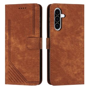 Étui portefeuille rétro en cuir pour <span class=keywords><strong>Samsung</strong></span> Galaxy S25 Ultra Plus A56 A36 <span class=keywords><strong>5G</strong></span> A16 4G A06 A35 A55 M35 <span class=keywords><strong>5G</strong></span> Xover7 Matte Flip Cover - Product Image 4
