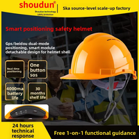 Casco de Seguridad Inteligente Resistente a la Compresión con Posicionamiento en Tiempo Real BeiDou/GPS, Monitoreo Remoto de Empleados y Grabación In Situ