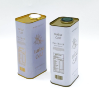 Venta al por mayor 500ml 16oz grado alimenticio diseño personalizado vacío aceite de oliva latas de Metal cocinas uso de aceite comestible lata