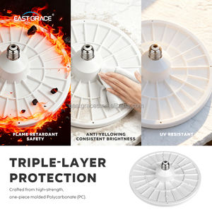 Bombilla de Cultivo de Espectro Completo Comercial de 50W con 300 LED y Clasificación IP44 para Invernaderos - Product Image 4