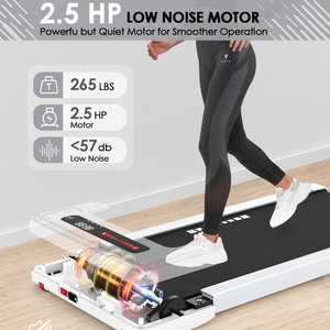 Tapis de marche compact sous le bureau avec écran LED Q20 et télécommande, antidérapant, <span class=keywords><strong>électrique</strong></span>, pour la maison et le bureau - Product Image 2