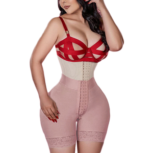 Levanta Pompis Body Shapers sexy en dentelle à double contrôle avec fermeture éclair culotte d'entraînement à la taille pour femmes de grande taille - Product Image 4