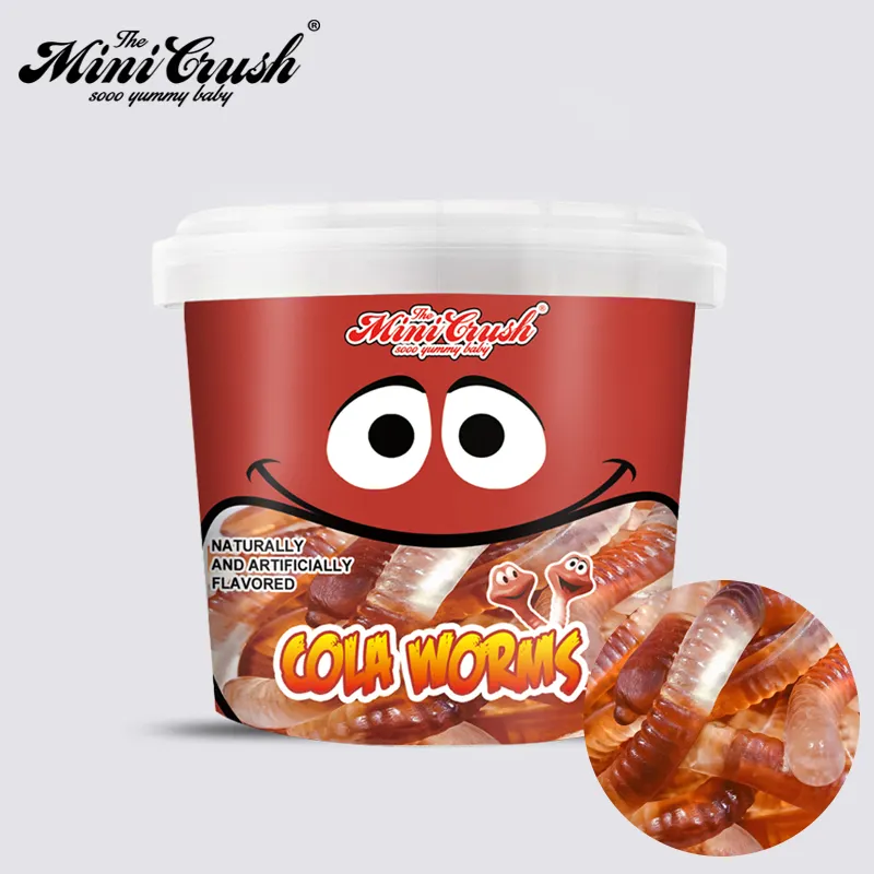 MOQ Nhỏ Cola Gummy Worms Kẹo Cho Trẻ Em