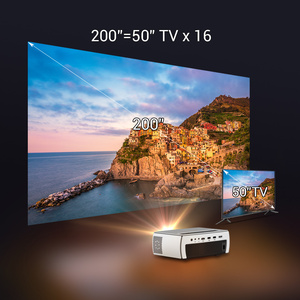 Byintek-proyector de holograma K18 3D, proyector LED LCD de películas, vídeo 1080P, teléfono inteligente portátil (40USD Extra para <span class=keywords><strong>Android</strong></span>) - Product Image 5