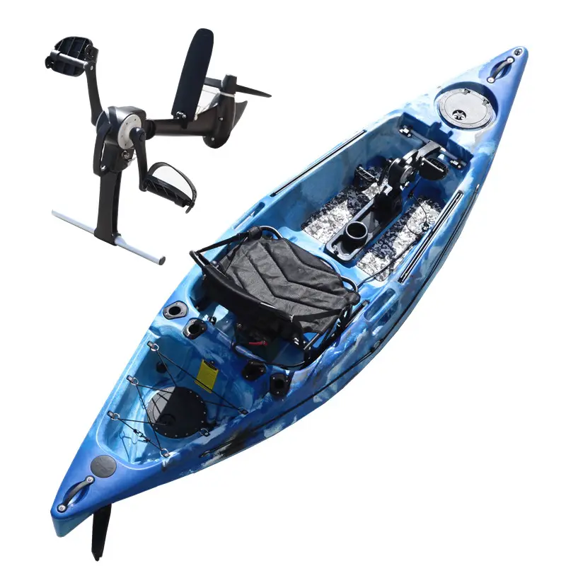 Commercio all'ingrosso 10ft drive pedale kayak da pesca potrebbe fissare motore elettrico barca a remi