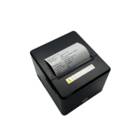 Petite imprimante de reçus de point de vente, coupe-papier automatique en option, imprimante thermique de reçus de 80 mm avec code-barres, Bluetooth sans fil, WiFi, USB, LAN