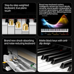 Piano Vertical Digital Terence S75 de 88 Teclas, Modo Silencioso, Kit de Práctica para Niños y Adultos Incluido - Product Image 2