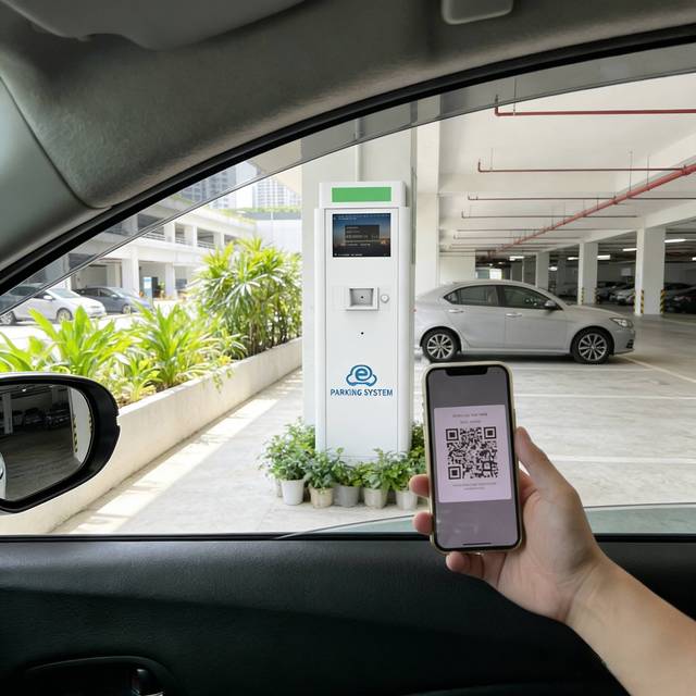 Scalable Steel Parking Barrier Entry Exit Management System for Commercial Parking Projects Multi-Site Deployment EBO-TECH S7