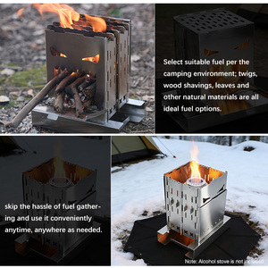 Poêle sans combustible INBESTCAMP, léger, fabriqué par <span class=keywords><strong>Bushcraft</strong></span> Gram, pour installation privée, poêle à <span class=keywords><strong>bois</strong></span>. - Product Image 4