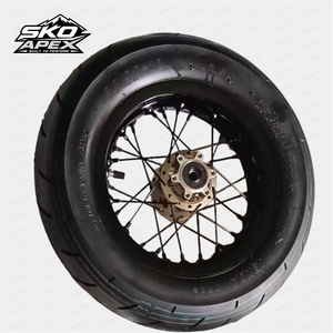 Roues et pneus Supermoto 10 <span class=keywords><strong>pouces</strong></span> 2026 avec moyeu CNC usiné KENDA Semi-<span class=keywords><strong>Slick</strong></span> pour Surron Hyper Bee Mini Moto Pièces de rechange en gros Talaria - Product Image 3