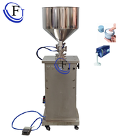 Machine de remplissage semi-automatique pneumatique pour shampoing et liquides en pâte