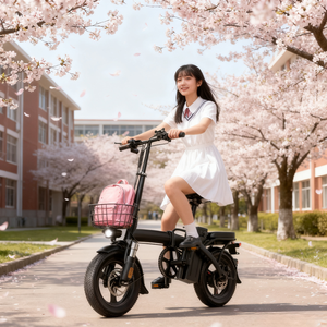 Vente directe d'usine, édition de luxe, vélo électrique pliable 48V/400W 20Ah 60Km, <span class=keywords><strong>moteur</strong></span> sans balais, frein à disque double, pour les agents conducteurs - Product Image 6