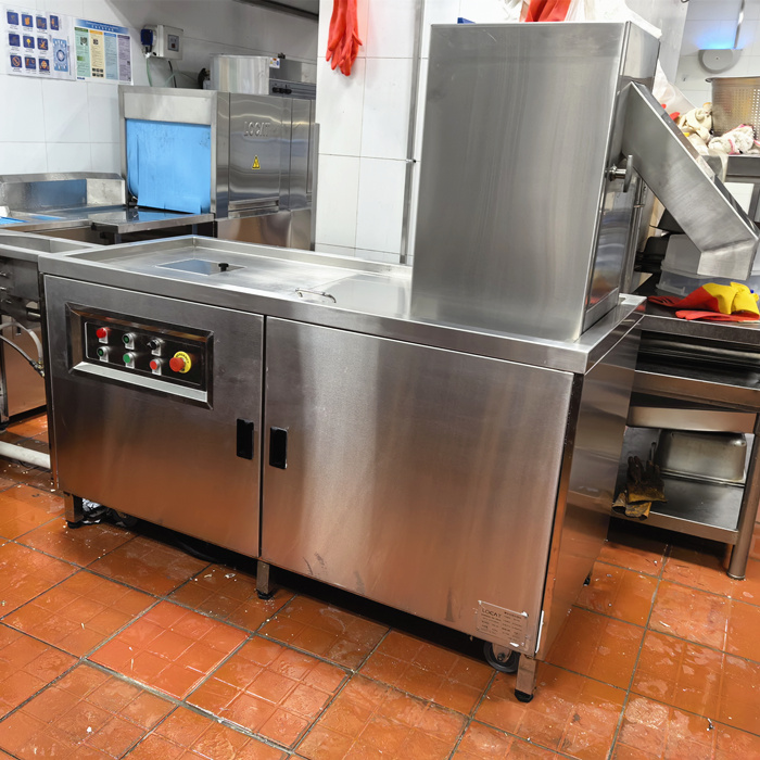 Industrial Food Waste Disposer Restaurant Waste Treatment Machinery Electric Batch Food Waste Processor for Commercial Use
