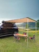 Toldo Lateral para Techo de Auto, Ligero, Impermeable, con Camuflaje, Estructura de Una Habitación, para Verano