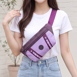 Bolso de pecho moderno y a la moda, bandolera, riñonera para teléfono, de nailon con cremallera, impermeable para exteriores - Product Image 6