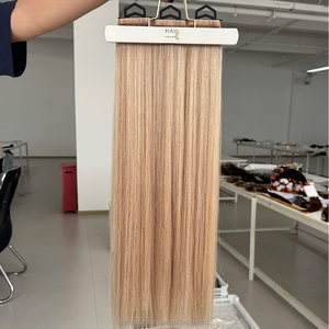 Extensions de cheveux humains à trame perforée, 100% vierges, double tirage, à injection, invisibles et sans couture, pour volume - Product Image 3