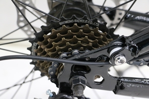 Bicicleta de Montaña Plegable Negra de 26 Pulgadas, 21 Velocidades, Cuadro de Acero, Suspensión, con <span class=keywords><strong>Guardabarros</strong></span>, para Hombre y Mujer, Venta al Por Mayor - Product Image 4