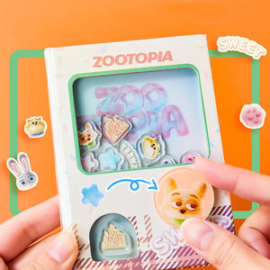 <span class=keywords><strong>เครื่อง</strong></span>กาชาปองการ์ตูนซูโทเปีย ของเล่นรูปทรงสี่เหลี่ยม ดีไซน์แบบมีที่ตัด B7 สมุดโน้ต<span class=keywords><strong>น่า</strong></span><span class=keywords><strong>รัก</strong></span> นิค จูดี้ ลายไดอารี่ 80 แผ่น สำหรับเป็นของขวัญ - Product Image 2