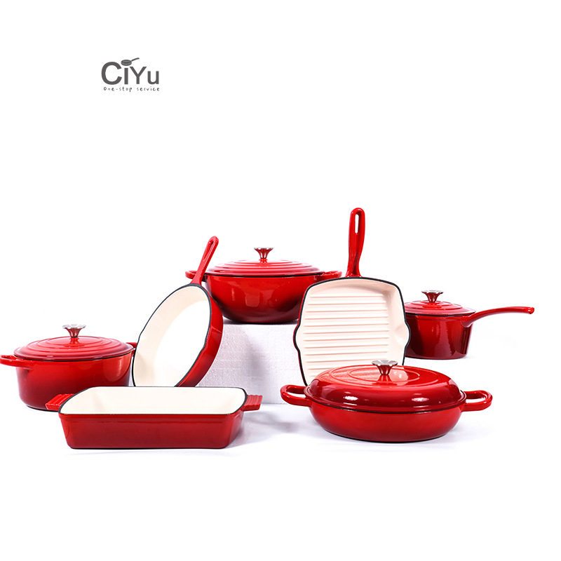 Wholesale 11 Pcs Metal Pots and
