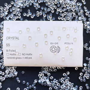 Kristal Yantuo Flat Back SS20 Transparan Multiwarna Hot Fix Rhinestone SS6 SS10 SS16 SS20 SS30 untuk Pembuatan Gaun Bertabur Kristal - Product Image 3