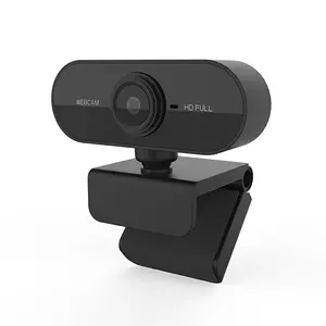 Konferensi Video Panas Webcam Hd 1080P Webcam Komputer Kamera Webcam Usb dengan Mikrofon