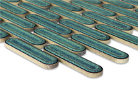 Style chinois Bleu Vert Mosaïque En Céramique Pour Salle De Bain