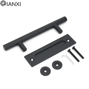 Manija de Acero al Carbono Fácil de Instalar para Puertas de Granero y Diversas Puertas de Madera - Product Image 4