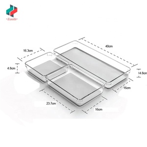 Ngăn kéo tổ chức bin thiết lập nhỏ đa mục đích lưu trữ mềm-grip lót và không trượt cao su chân bền bàn ngăn kéo tổ chức - Product Image 6