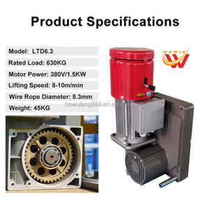 Kerekan Platform suspensi listrik konstruksi, Model LTD63, 380V, 50Hz - Product Image 3