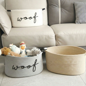Cesta <span class=keywords><strong>de</strong></span> Juguetes para <span class=keywords><strong>Perros</strong></span> <span class=keywords><strong>y</strong></span> <span class=keywords><strong>Gatos</strong></span> <span class=keywords><strong>de</strong></span> Algodón Duradero <span class=keywords><strong>de</strong></span> Alta Calidad, Estilo Nuevo, Venta al por Mayor, Contenedor <span class=keywords><strong>de</strong></span> Almacenamiento Grande para Guardería, Sala <span class=keywords><strong>de</strong></span> Estar, Dormitorio - Product Image 2