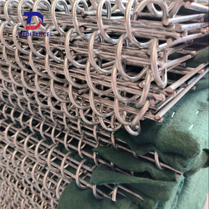 Sac de sable en géotextile pliable avec doublure non tissée, panier <span class=keywords><strong>gabion</strong></span> en <span class=keywords><strong>pierre</strong></span> soudée, barrière <span class=keywords><strong>pour</strong></span> l'érosion du sol - Product Image 3
