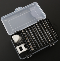 Kit d'outils de réparation magnétique multifonctionnel professionnel 115-en-1 avec tournevis de précision pour téléphones portables, ordinateurs et montres (OEM)