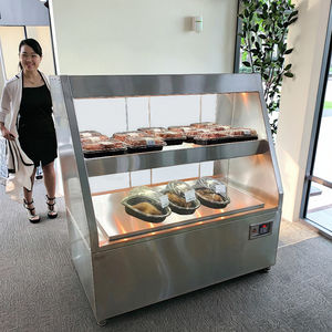 Armoire de maintien chauffée d'occasion remise à neuf avec verre à 2 couches pour les chauffe-buffets Stations de soupe Traiteur Événements - Product Image 2