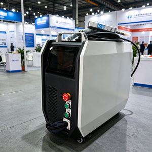 Soudeuse laser à fibre portative 4-en-1 refroidie par air, équipement laser multifonctionnel pour le traitement des métaux - Product Image 2