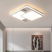 Plafonnier LED en acrylique et fer à montage en surface, protection oculaire à spectre complet, design moderne et simple pour chambre à coucher, CRI élevé 98 2026
