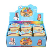 Nouvelle Boîte de Squishies Mystère Scintillants en Forme de Dumplings Colorés, Balles Anti-Stress, Jouet Sensoriel Fidget, Adorable Jouet Squishy Scintillant en Forme de Dumpling