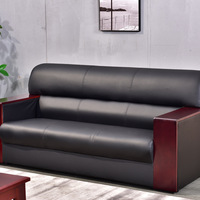 Sofá de Oficina para Recepción XT, Estilo Moderno y Sencillo, para Reuniones y Negociaciones, Individual, para Tres Personas, Combinado con Mesa de Té
