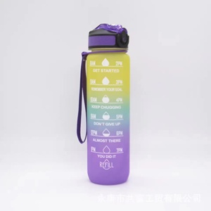 Bộ Lọc Ống Hút Nhựa Tùy Chỉnh 1L 32 Oz Bộ Lọc Bình Nước Tạo Động Lực Tritan Không Chứa BPA Thể Thao Tập Gym Kèm Bút Đánh Dấu Thời Gian - Product Image 2