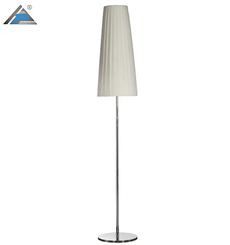 Minimalist ische Vintage Stoff Plissee Ecke Stehlampe Holz Holz LED Stehlampen für Licht Wohnzimmer
