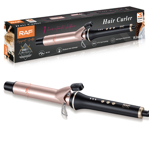 Arricciacapelli <span class=keywords><strong>RAF</strong></span> 56W R.0403, 32mm, Riscaldamento Rapido PTC, 200°C Max, Spegnimento Automatico 1 Ora, Cavo Girevole a 360° - Product Image 1