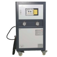 Refroidisseur d'eau 5HP / 10HP, refroidisseur d'eau à air en acier inoxydable, type plaque, pour machine