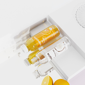 Bình Đựng Đồ Uống Rỗng Soda Uống Sữa Cà Phê Lạnh Phổ Biến Bình Thủy Tinh Đựng Nước Trái Cây Trong Suốt 240/360/480Ml Có Nắp Vặn Bằng Nhựa - Product Image 4