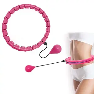 Fitness Smart Adults Adjustable Weighted Detachable Intelligent Hoola Hoop Manufactures Hula Ring Circle 2024